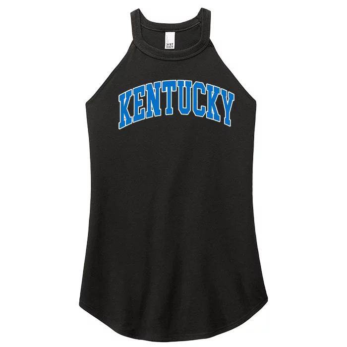 Kentucky Ky Throwback Design Classic Women’s Perfect Tri Rocker Tank