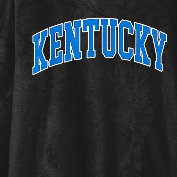 Kentucky Ky Throwback Hooded Wearable Blanket