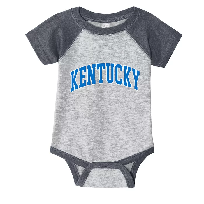 Kentucky Ky Throwback Design Classic Infant Baby Jersey Bodysuit