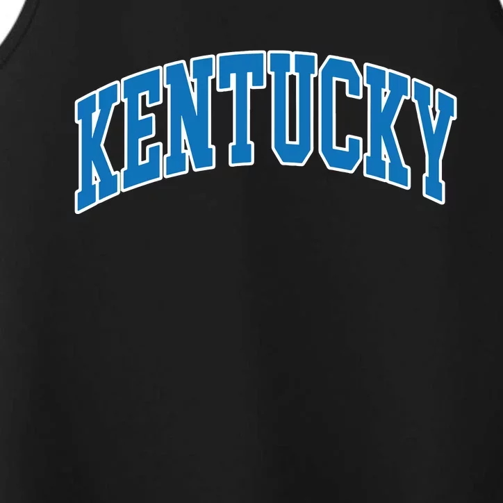 Kentucky Ky Throwback Design Classic Performance Tank