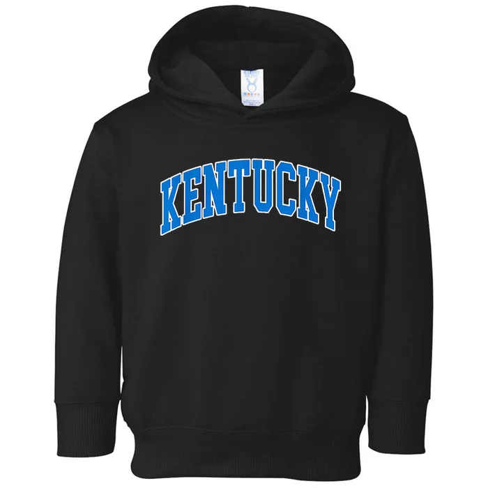 Kentucky Ky Throwback Toddler Hoodie