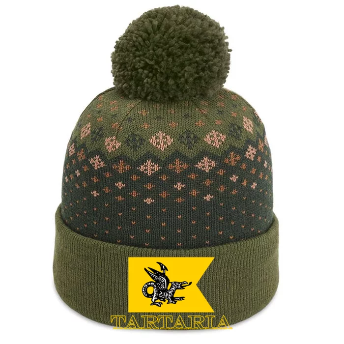 Keith K Tartaria Tartary Flag The Baniff Cuffed Pom Beanie