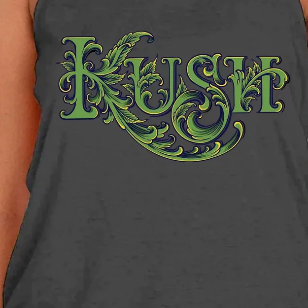 Kush Women's Knotted Racerback Tank