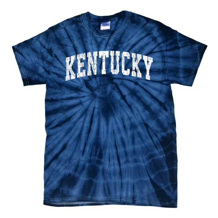 Kentucky Ky Vintage Athletic Sports Tie-Dye T-Shirt