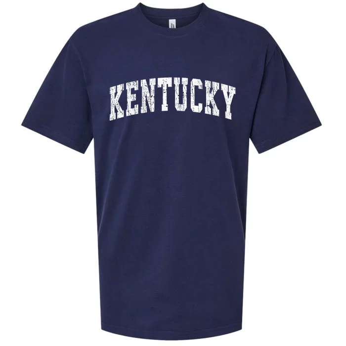 Kentucky Ky Vintage Athletic Sports Sueded Cloud Jersey T-Shirt