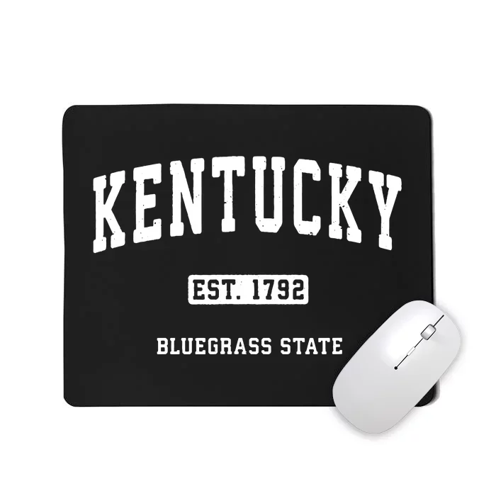 Kentucky Ky Vintage Sports Design Retro Varsity Mousepad