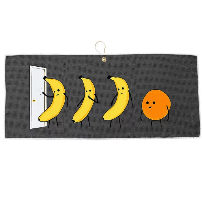 Knock Knock WhoS There Banana WhoS There Orange Large Microfiber Waffle Golf Towel