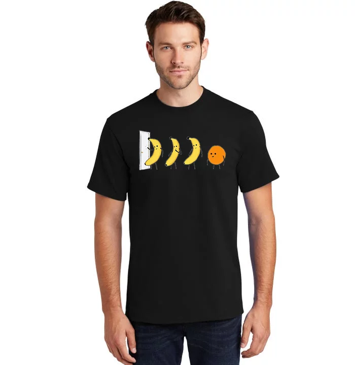 Knock Knock Whos There Banana Didnt Say Orange Tall T-Shirt