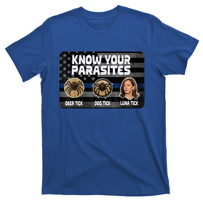 Kamala Know Your Parasites Deer Tick Dog Tick Luna Tick T-Shirt