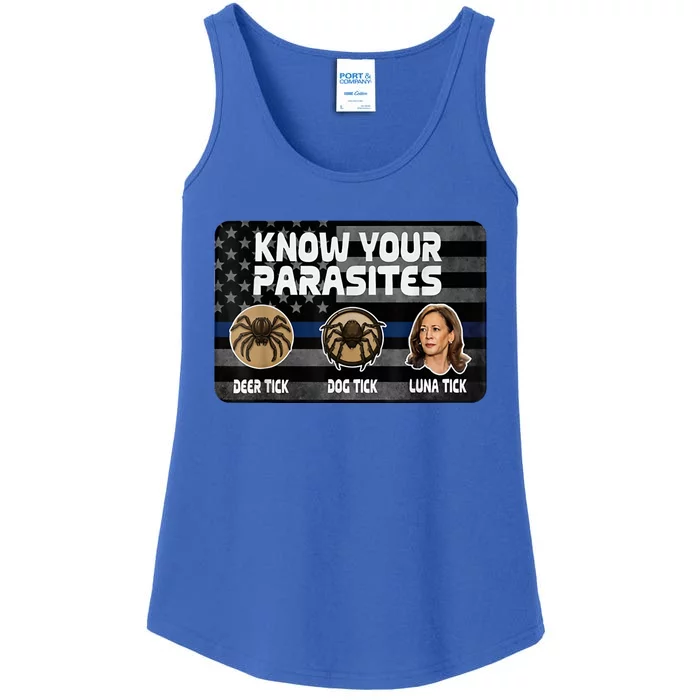 Kamala Know Your Parasites Deer Tick Dog Tick Luna Tick Ladies Essential Tank