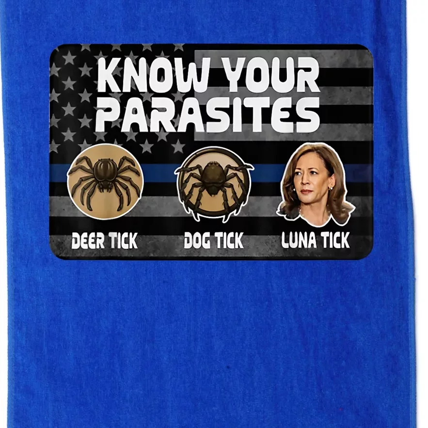 Kamala Know Your Parasites Deer Tick Dog Tick Luna Tick Platinum Collection Golf Towel