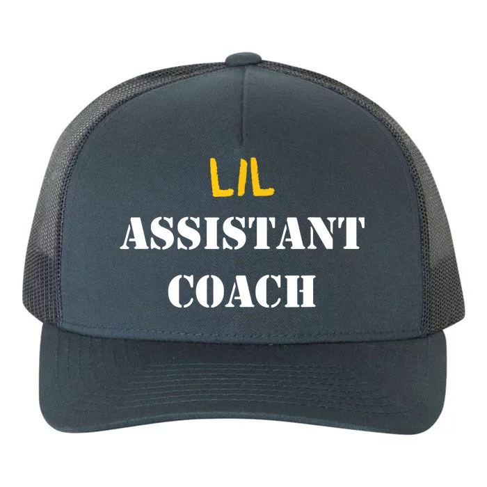 Kids Lil Assistant Coach Kids Helper Team Sports Yupoong Adult 5-Panel Trucker Hat