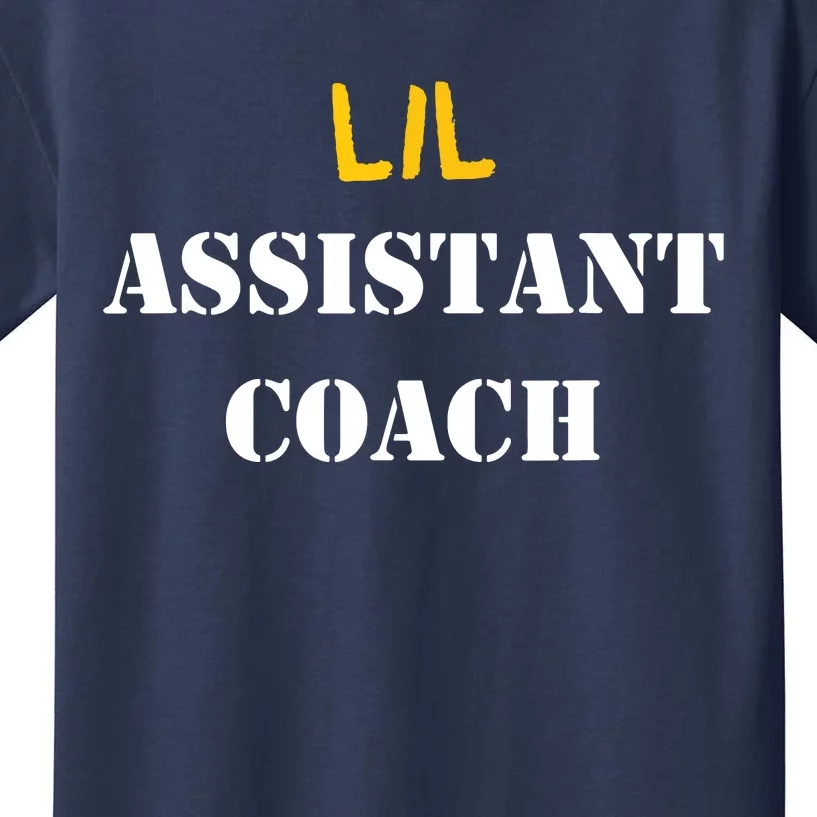 Kids Lil Assistant Coach Kids Helper Team Sports Kids T-Shirt