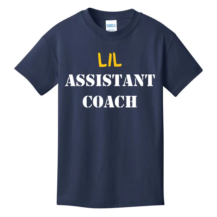 Kids Lil Assistant Coach Kids Helper Team Sports Kids T-Shirt