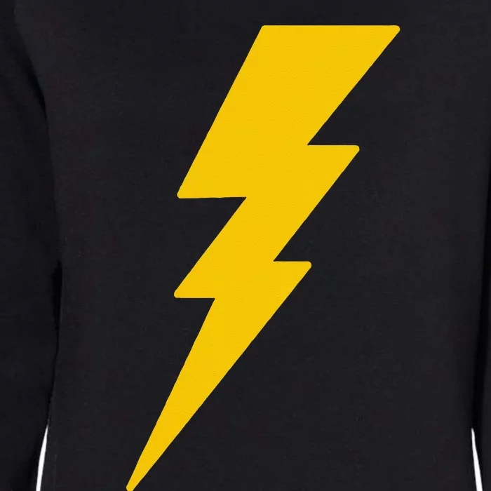 Lightning Bolt Graphic Womens California Wash Sweatshirt