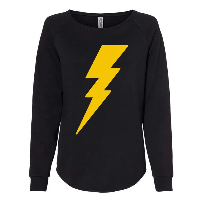 Lightning Bolt Graphic Womens California Wash Sweatshirt