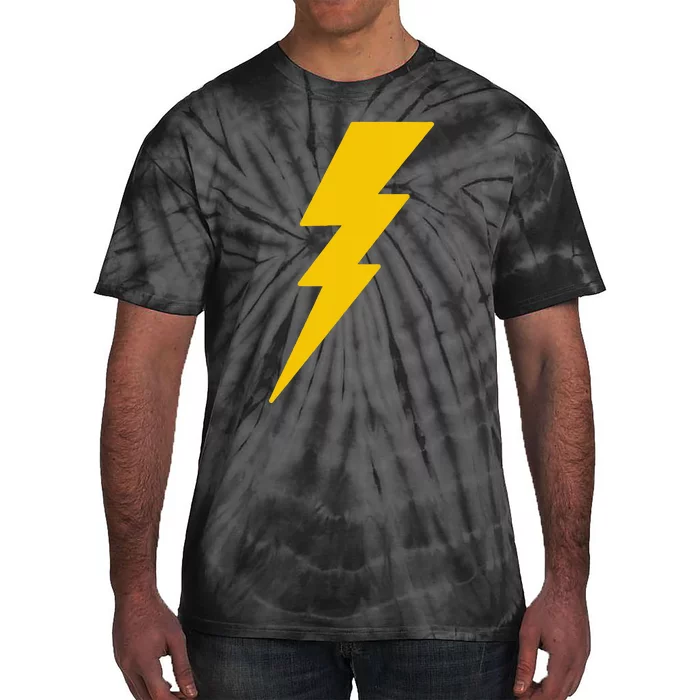 Lightning Bolt Graphic Tie-Dye T-Shirt