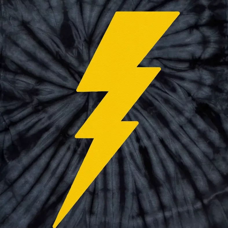 Lightning Bolt Graphic Tie-Dye T-Shirt