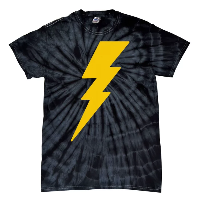 Lightning Bolt Graphic Tie-Dye T-Shirt