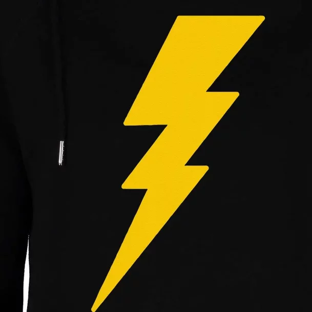 Lightning Bolt Womens Funnel Neck Pullover Hood