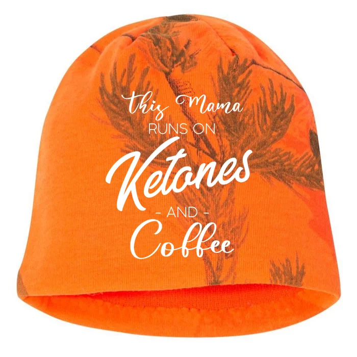 Ketogenic Low Carb Dieter Mom Coffee Fanatic Caffeine Mama Gift Kati - Camo Knit Beanie