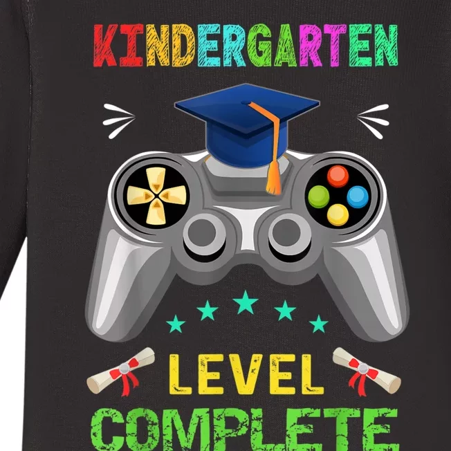 Kindergarten Level Complete Graduation Class Gamer Baby Long Sleeve Bodysuit