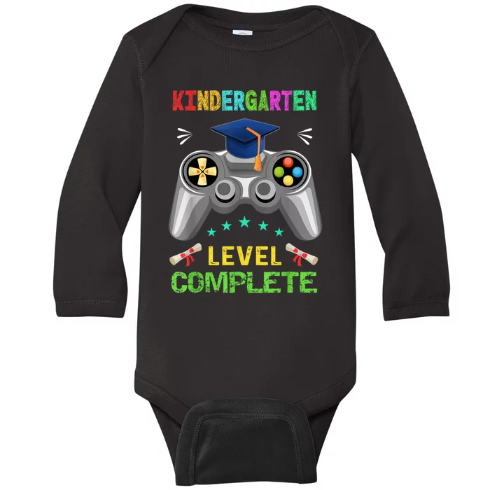 Kindergarten Level Complete Graduation Class Gamer Baby Long Sleeve Bodysuit