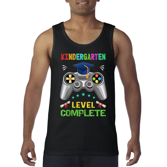 Kindergarten Level Complete Graduation Class Gamer Tank Top