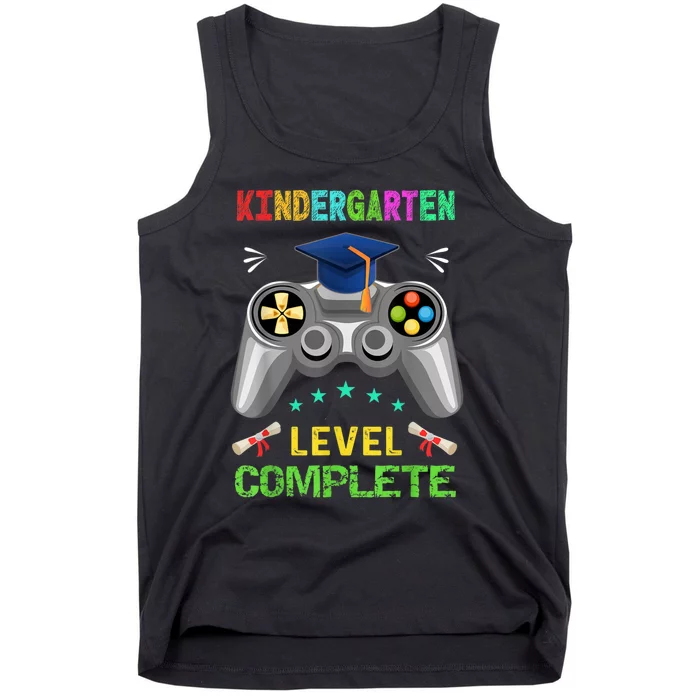 Kindergarten Level Complete Graduation Class Gamer Tank Top