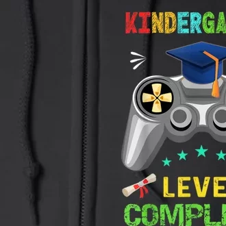 Kindergarten Level Complete Graduation Class Gamer Full Zip Hoodie