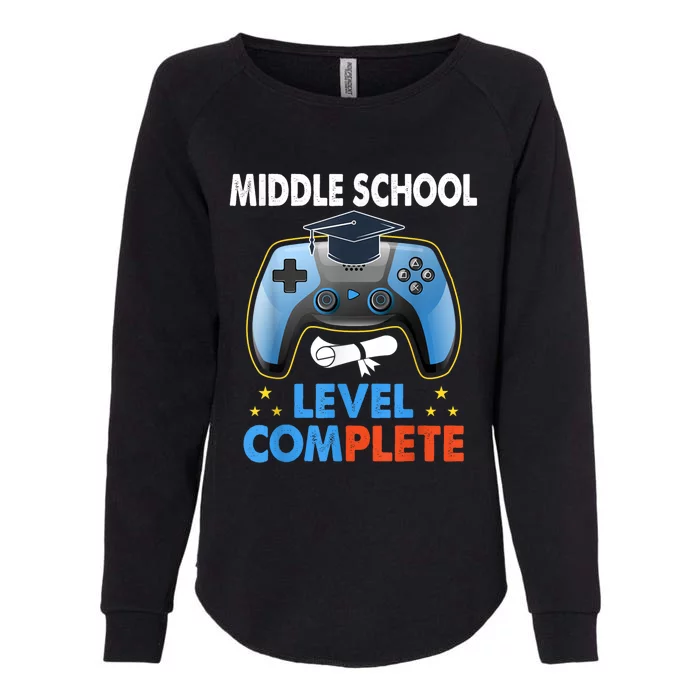 Kindergarten Level Complete Graduation Class Gamer Womens California Wash Sweatshirt