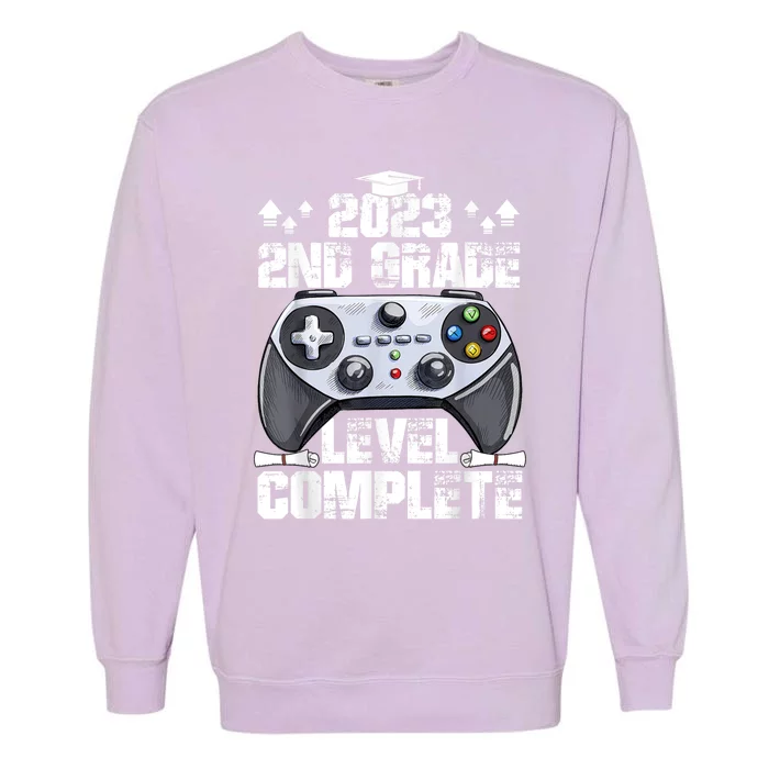 Kindergarten Level Complete Graduation Class Gamer Garment-Dyed Sweatshirt