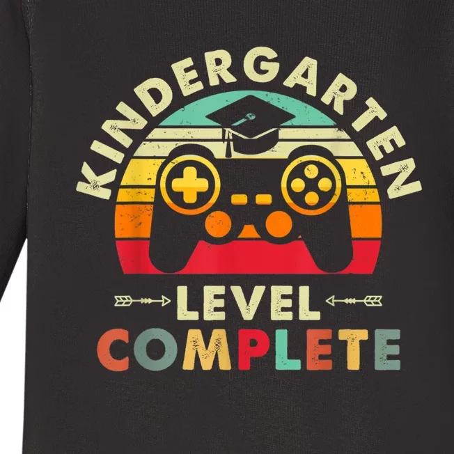 Kindergarten Level Complete Graduation Class Gamer Baby Long Sleeve Bodysuit