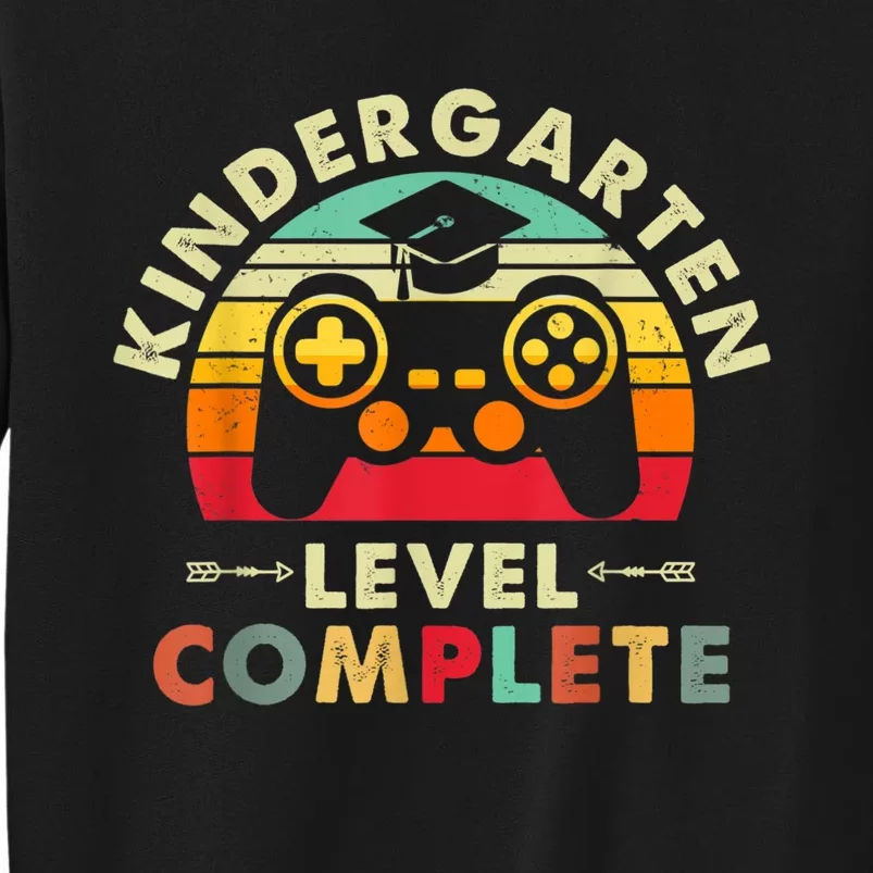 Kindergarten Level Complete Graduation Class Gamer Tall Sweatshirt