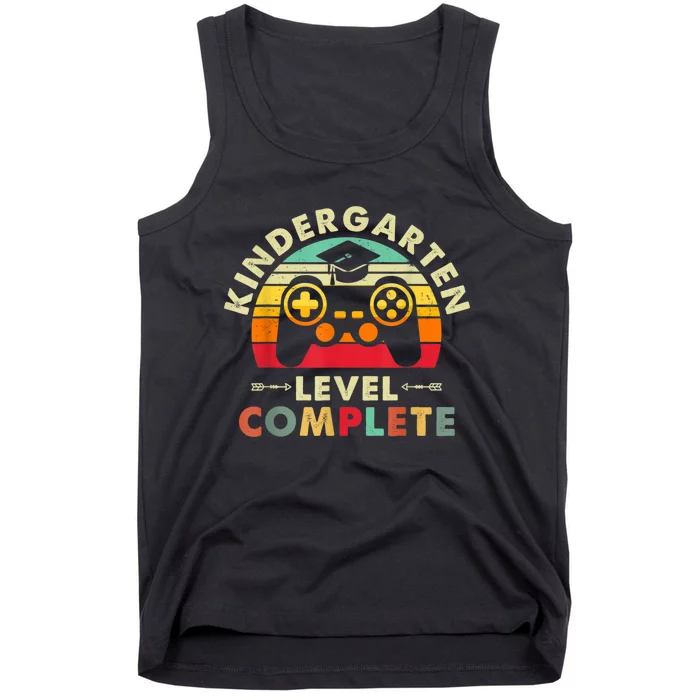 Kindergarten Level Complete Graduation Class Gamer Tank Top