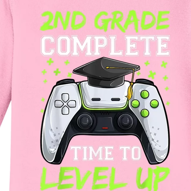 Kindergarten Level Complete Graduation Class Gamer Baby Long Sleeve Bodysuit