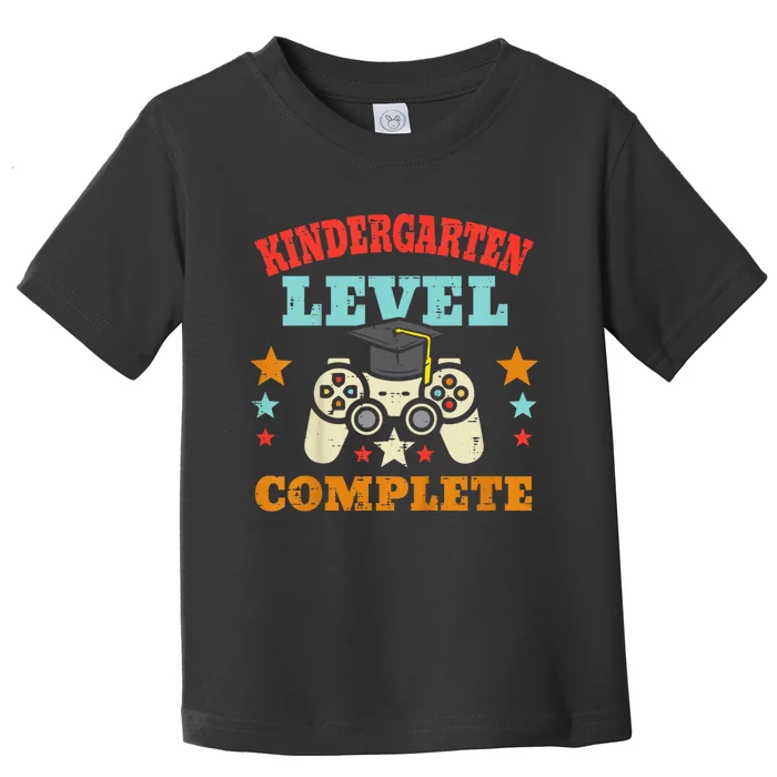 Kindergarten Level Complete Graduation Class Gamer Toddler T-Shirt