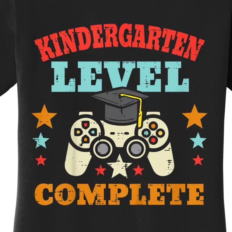 Kindergarten Level Complete Graduation Class Gamer Women's T-Shirt