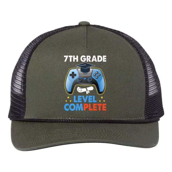 Kindergarten Level Complete Graduation Class Gamer Retro Rope Trucker Hat Cap