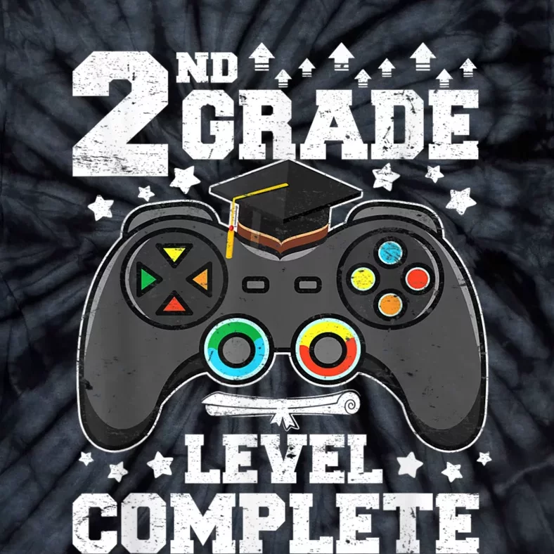 Kindergarten Level Complete Graduation Class Gamer Tie-Dye T-Shirt