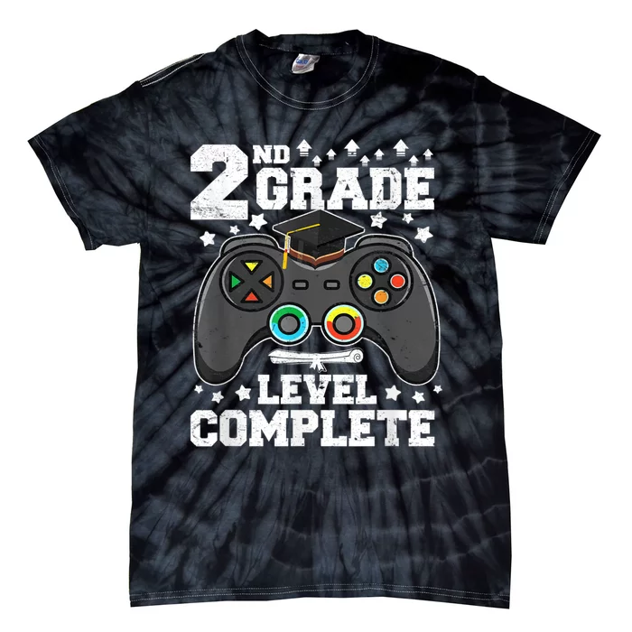 Kindergarten Level Complete Graduation Class Gamer Tie-Dye T-Shirt