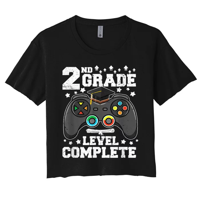 Kindergarten Level Complete Graduation Class Gamer Women's Crop Top Tee