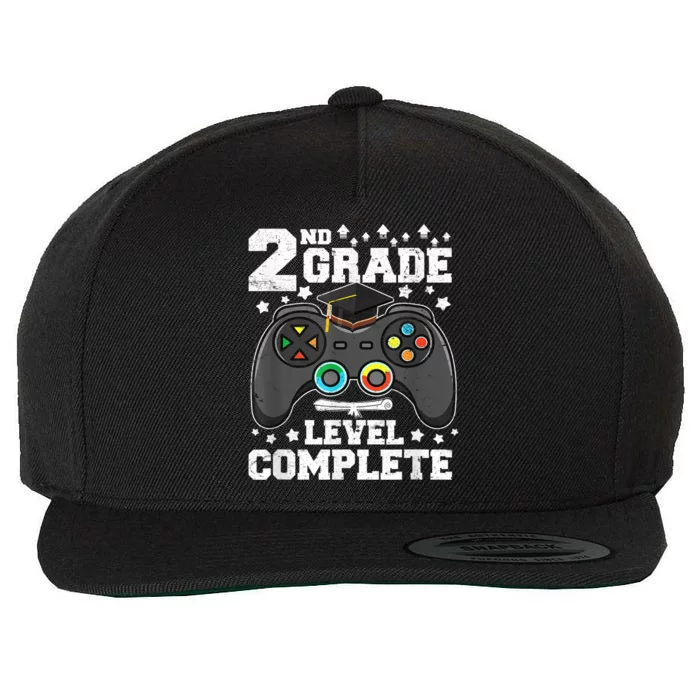 Kindergarten Level Complete Graduation Class Gamer Wool Snapback Cap