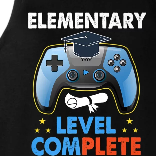 Kindergarten Level Complete Graduation Class Gamer Ladies Tri-Blend Wicking Tank