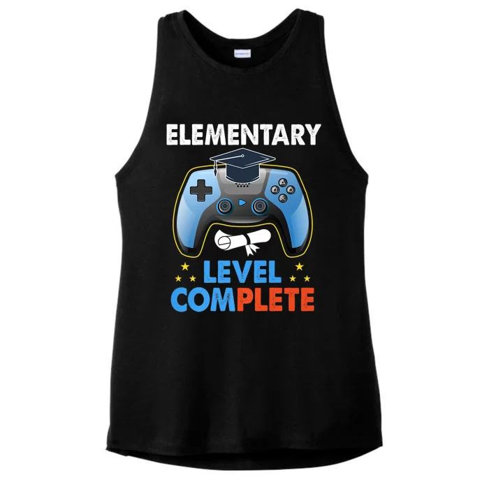 Kindergarten Level Complete Graduation Class Gamer Ladies Tri-Blend Wicking Tank