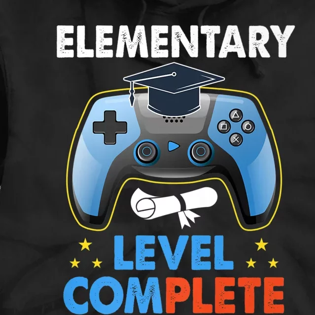 Kindergarten Level Complete Graduation Class Gamer Tie Dye Hoodie