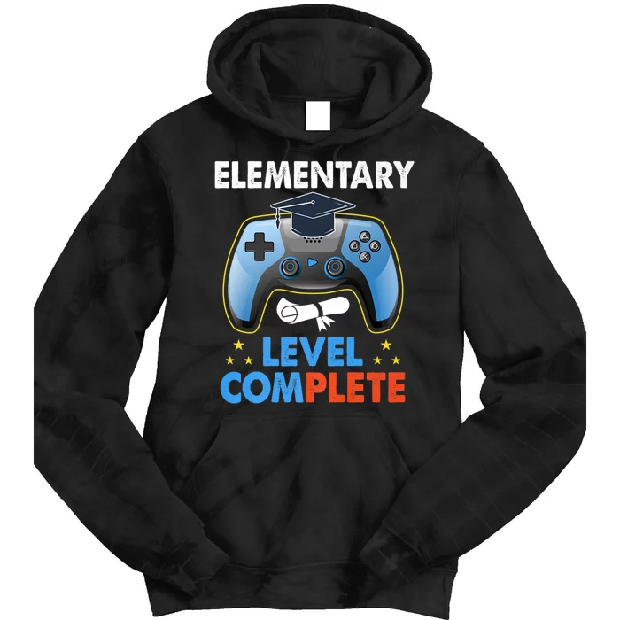 Kindergarten Level Complete Graduation Class Gamer Tie Dye Hoodie