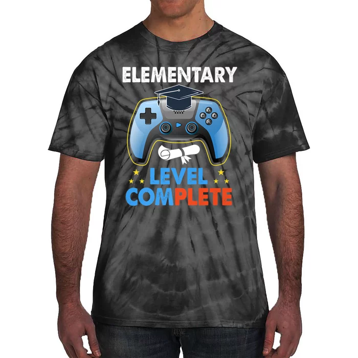 Kindergarten Level Complete Graduation Class Gamer Tie-Dye T-Shirt