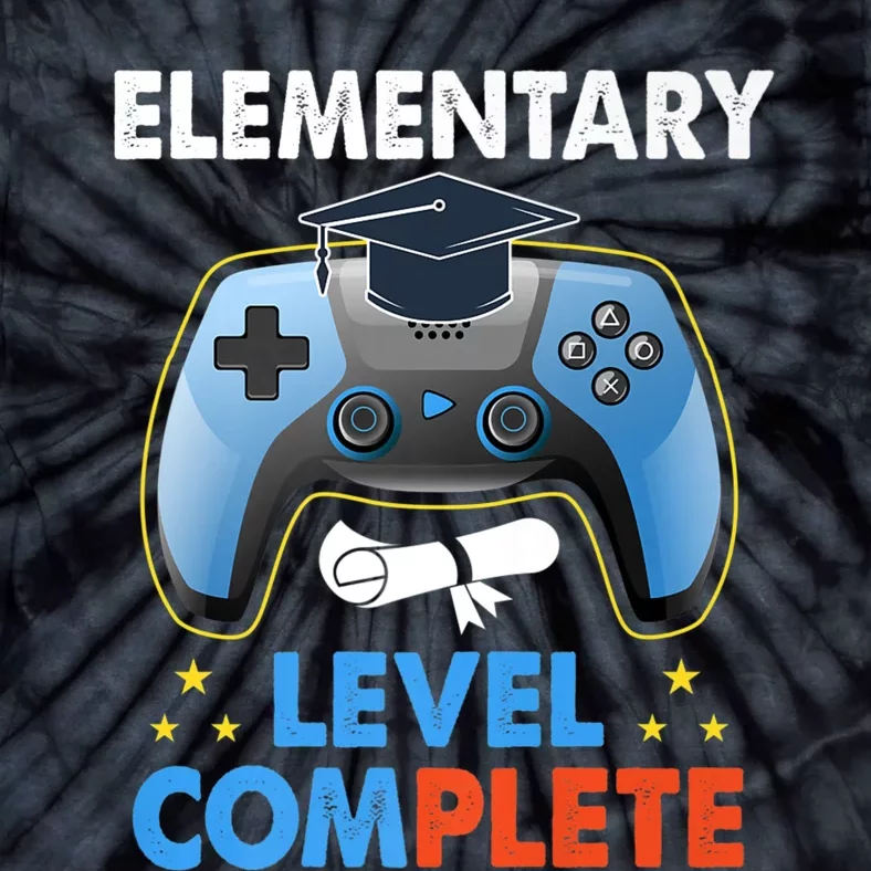 Kindergarten Level Complete Graduation Class Gamer Tie-Dye T-Shirt