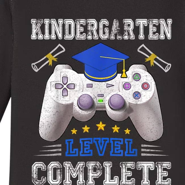 Kindergarten Level Complete Graduation Class Gamer Baby Long Sleeve Bodysuit